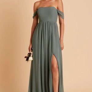 AUGUST CONVERTIBLE DRESS CHIFFON SEA GLASS - Birdy Grey